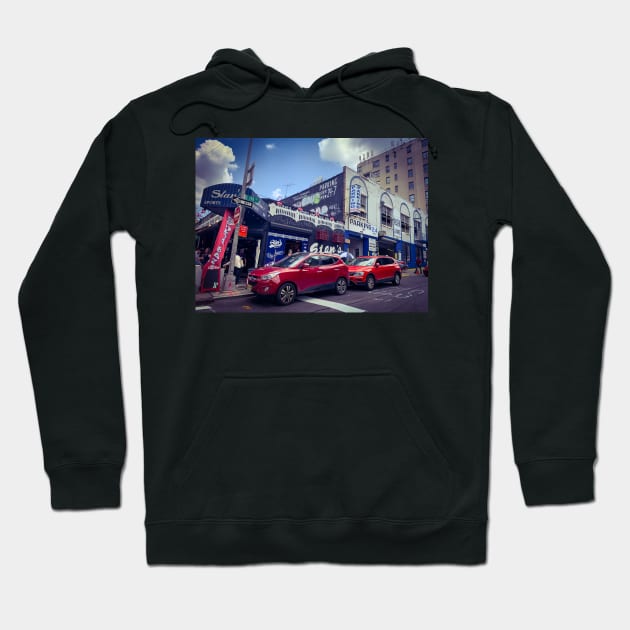 River Ave Yankee Stadium Bronx NYC Hoodie by eleonoraingrid